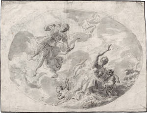 Lot 6698, Auction  116, Venezianisch, 18. Jh. Artemis und Niobe