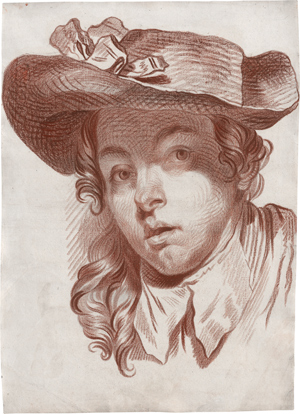 Lot 6766, Auction  116, Schmutzer, Jakob Matthias, Bildnis eines jungen Mannes mit Hut