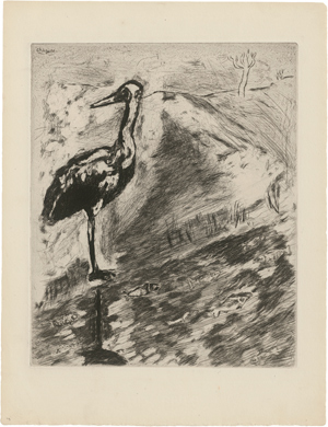 Lot 7059, Auction  116, Chagall, Marc, Le Fables de la Fontaine: "Le Lion et le Moucheron"