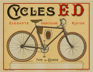 Lot 7109, Auction  116, Französisch, Cycles E.D. élégante, gracieuse, rigide