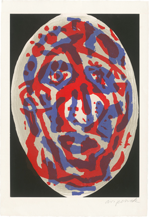 Lot 7358, Auction  116, Penck, A. R., Gesichtsfigur im Oval