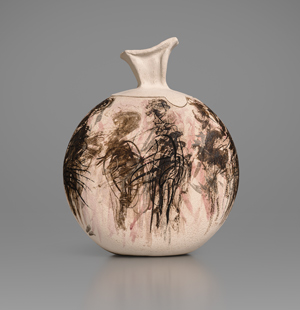 Lot 8218, Auction  116, Lepke, Gerda, Ovale Vase mit Deckel