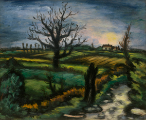 Lot 8249, Auction  116, Masereel, Frans, Landschaft bei Boynet ("Paysage près de Boynet")