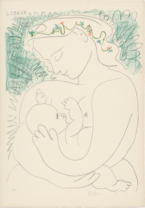 Lot 8291, Auction  116, Picasso, Pablo, nach. Grande Maternité