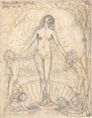 Lot 8569, Auction  116, Fidus, Die schaumgeborene Venus