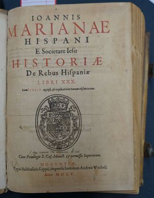 Lot 61, Auction  117, Mariana, Juan de, Historiae de rebus Hispaniae libri XXX