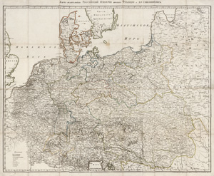 Lot 74, Auction  117, Rossikoi imperii, protiv Franzij i eja sojusnikov (rossice; Karte des russischen Reichs im Krieg gegen Frankreich).