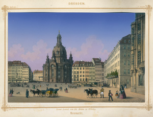 Lot 86, Auction  117, Album von Dresden, Souveniralbum mit 12 kolorierten lithographischen Tafeln