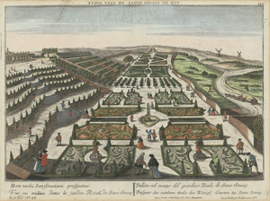 Lot 130, Auction  117, Probst, Georg Balthasar und Guckkastenbilder, Vue du Chateau Roial de Sans Soucy
