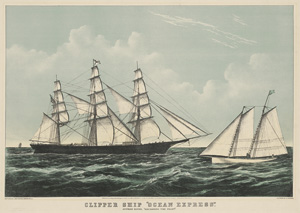 Lot 297, Auction  117, Smith, J., Clipper Ship "Ocean Express"