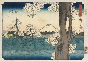 Lot 301, Auction  117, Hiroshige, Utagawa, Fuji Sanju rokkei 2 Farbholzschnitte der Serie