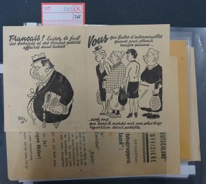 Lot 380, Auction  117, Flugblätter, Konvolut von 6 Flugblättern aus dem II. Weltkrieg