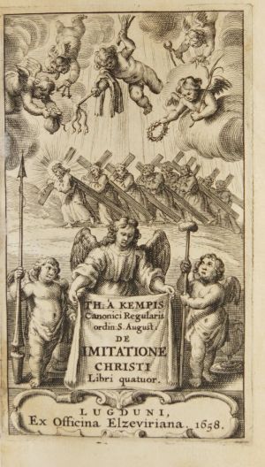 Lot 613, Auction  117, Thomas à Kempis, De imitatione Christi