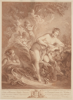 Lot 620, Auction  117, Boucher, François, Venus, se préparant pour le jugement de Paris 