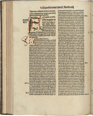 Lot 1041, Auction  117, Ambrosius von Mailand, Operum sancti Ambrosij pars secunda