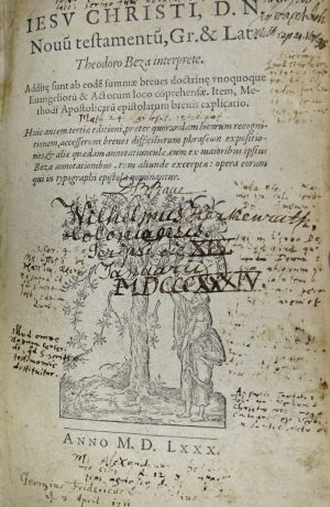 Lot 1051, Auction  117, Bèze, Théodore de, Novum testamentum