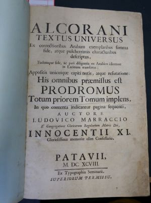 Lot 1069, Auction  117, Marracci, Lodovico, Alcorani textus universus