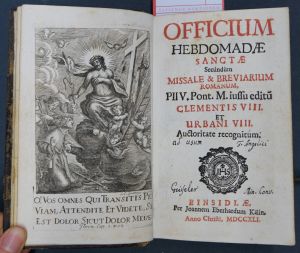 Lot 1074, Auction  117, Officium Hebdomadae Sanctae, Missale & Breviarium Romanum, Pii V. Pont. M.