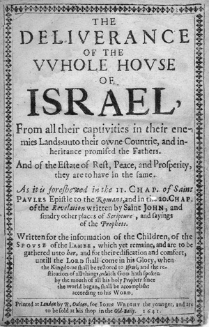 Lot 1107, Auction  117, Deliverance of the Whole Hovse of Israel, The, From all their captivities in their enemies lands