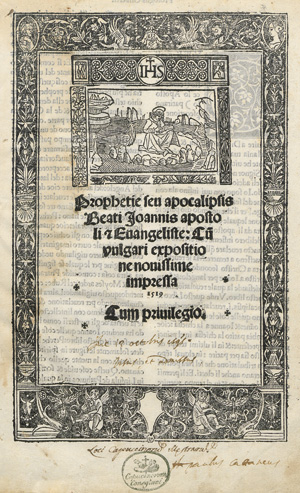Lot 1116, Auction  117, Federigo da Venetia, Prophetie seu apocalipsis Beati Joannis apostoli & Evangeliste