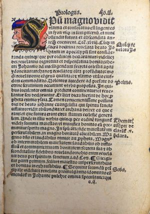 Lot 1163, Auction  117, Sermones super apocalipsim, In Apocalipsim sacratissimarum christi et totius militantis ecclesie 