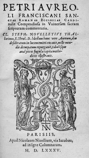 Lot 1207, Auction  117, Petrus Aureoli, Compendiosa in universam sacram scripturam commentaria