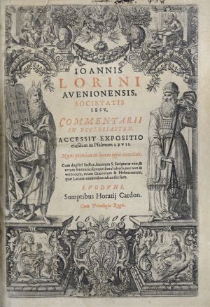Lot 1230, Auction  117, Lorin, Jean de, Commentarii in ecclesiasten
