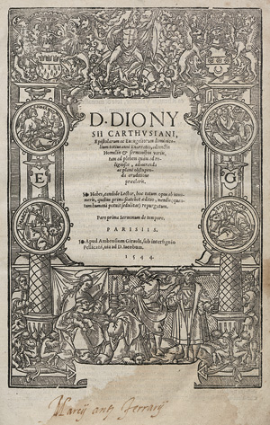 Lot 1276, Auction  117, Dionysius Carthusianus, Epistolarum ac evangeliorum dominicalium 