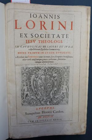Lot 1297, Auction  117, Lorin, Jean de, Commentarius in ecclesiasten