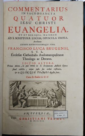 Lot 1298, Auction  117, Lucas, Franciscus, Commentarius in sacro-sancta Jesu Christi evangelia