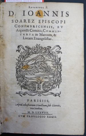 Lot 1317, Auction  117, Soares, Johannes, Commentaria in Marcum, & Lucam evangelistas