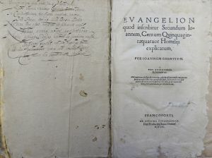 Lot 1340, Auction  117, Brenz, Johannes, Evangelion quod inscribitur secundum Johannem