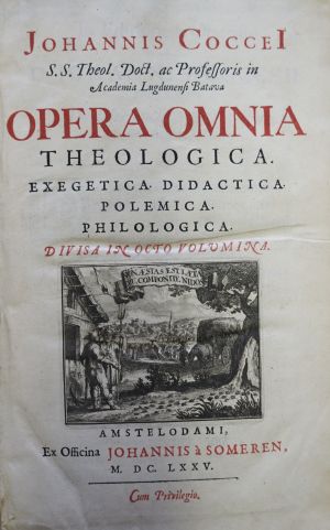 Lot 1454, Auction  117, Coccejus, Johannes, Opera omnia 