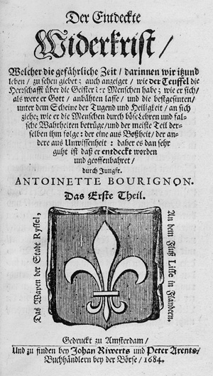 Lot 1542, Auction  117, Bourignon, Antoinette, Der entdeckte Widerkrist
