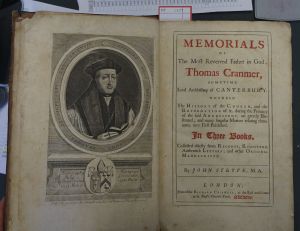Lot 1577, Auction  117, Strype, John, Memorials of the most reverend Father in God, Thomas Cranmer