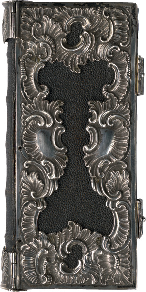 Lot 1625, Auction  117, Einbände, Barocker Silberblecheinband
