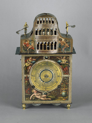 Lot 2851, Auction  117, Pleig, Christof, Astronomische Tischuhr aus verschiedenen Metallen, Eisen, Kupfer und Bronze