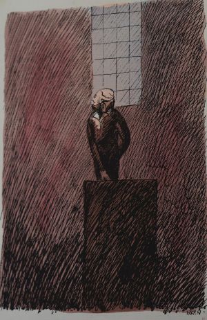 Lot 3049, Auction  117, Büchner, Georg, Dantons Tod. Mit kolor. Illustr. von Stern. 1917