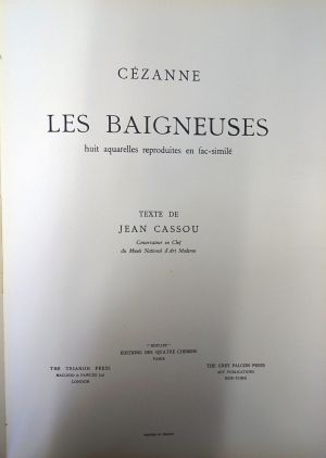 Lot 3056, Auction  117, Cassou, Jean und Cézanne, Paul - Illustr., Les baigneuses