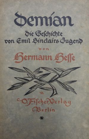 Lot 3165, Auction  117, Hesse, Hermann, Demian (Erste Ausgabe)
