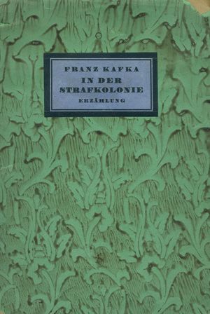 Lot 3227, Auction  117, Kafka, Franz, In der Strafkolonie