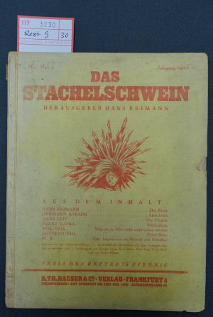 Lot 3230, Auction  117, Kafka, Franz, Konvolut von 30 Zeitschriften mit Drucken von Franz Kafka