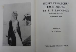 Lot 3257, Auction  117, Lawrence, Thomas E., Secret Despatches from Arabia