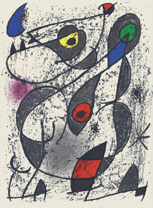 Lot 3299, Auction  117, Taillandier, Yvon und Miró, Joan, Miró a l'encre