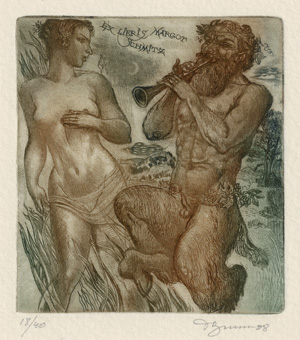 Lot 3435, Auction  117, Bekker, David, Sammlung von 23 erotischen Exlibris