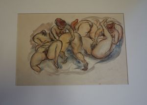 Lot 3482, Auction  117, Klemm, Walther, 3 erotische Orig.-Zeichnungen