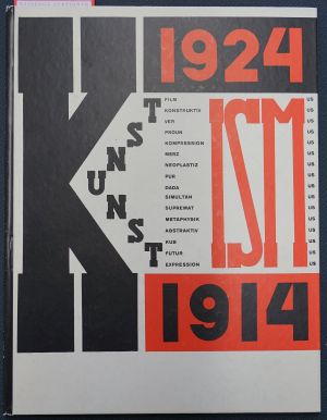 Lot 3530, Auction  117, Lissitzky, El, Die Kunstismen (Reprint)