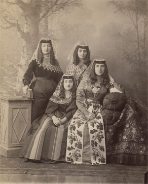 Lot 4048, Auction  117, Ermakov, Dimitri N., Studio group portrait of women in national dress