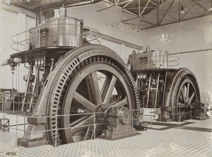 Lot 4061, Auction  117, Industrial Photography, Two early electric generators in the machine room of AEG