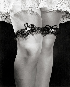 Lot 4189, Auction  117, Halsman, Philippe, Womans's legs with garters